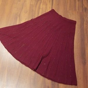 St John Lurex Stitched Circle Skirt